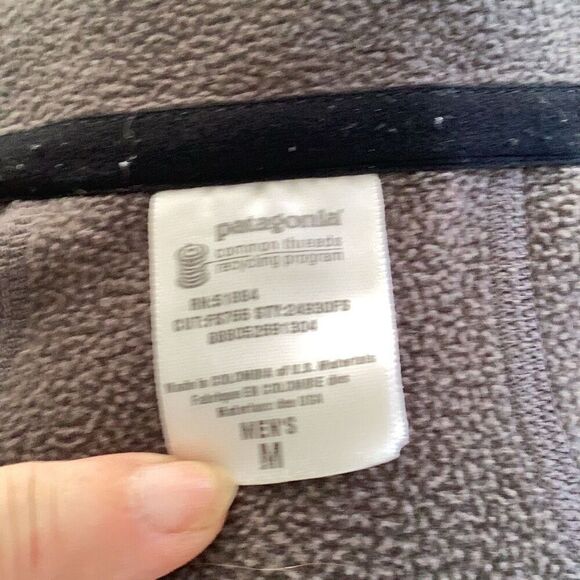 Patagonia Stretch Velocity Full Zip Polartek Jacket Men’s Medium Gray - Picture 8 of 11